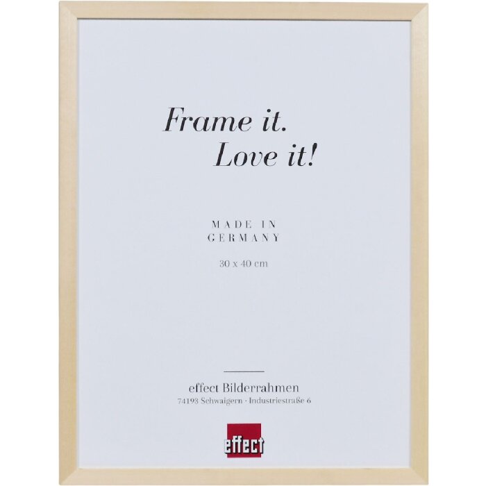 Фоторамка з липового дерева 15x20 см з музеєвим акриловим склом