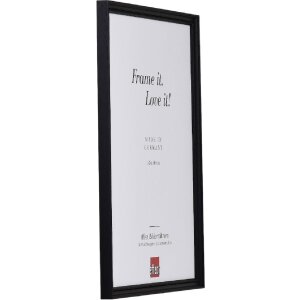 Чорна деревяна рамка 30x45 см з музеєвим склом, профіль 2440