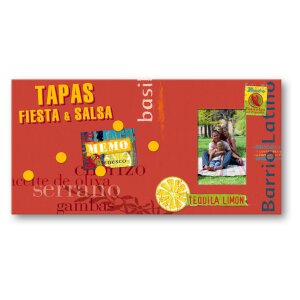 Деревянная фоторамка Tapas с магнитами для рецептов