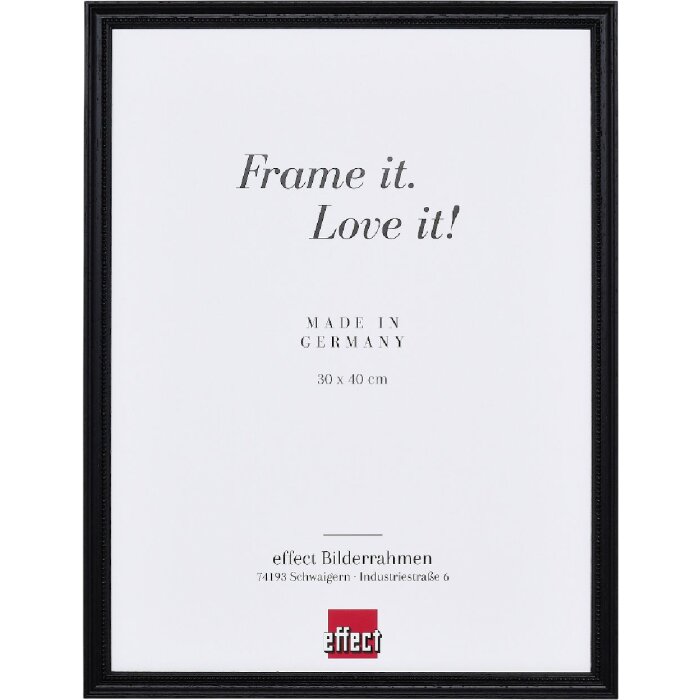 Фотопастка Profil 2440 чорна 18x32 см з антиблисковим склом