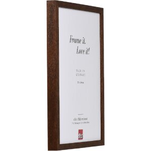 Дзеркало з деревяною рамою Profil 2430, орех, 50x70 см