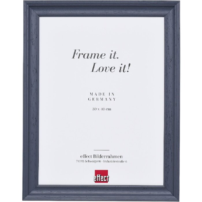 Лісовий дерев’яний рамка Profil 2420 30x30 см, сірий з музеєм склом