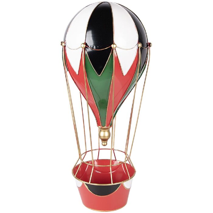 Воздушный шар Clayre & Eef 5Y1406, красно-белый, Ø 26x62 см