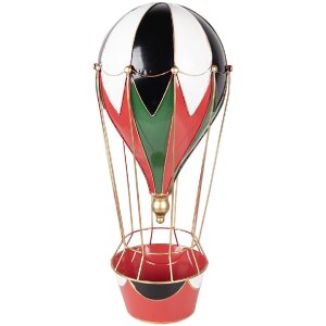 Воздушный шар Clayre & Eef 5Y1406, красно-белый, Ø 26x62 см