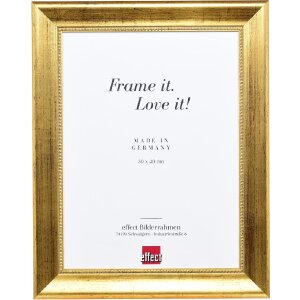 Ефектна дерев’яна фоторамка Profil 95 золота 50x50...