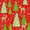 Серветки паперові Bambi червоні