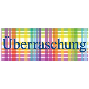 Artebene Karte Folie-Überraschung 21x8 cm