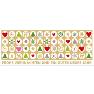 Artebene Karte Folie Weihnachten