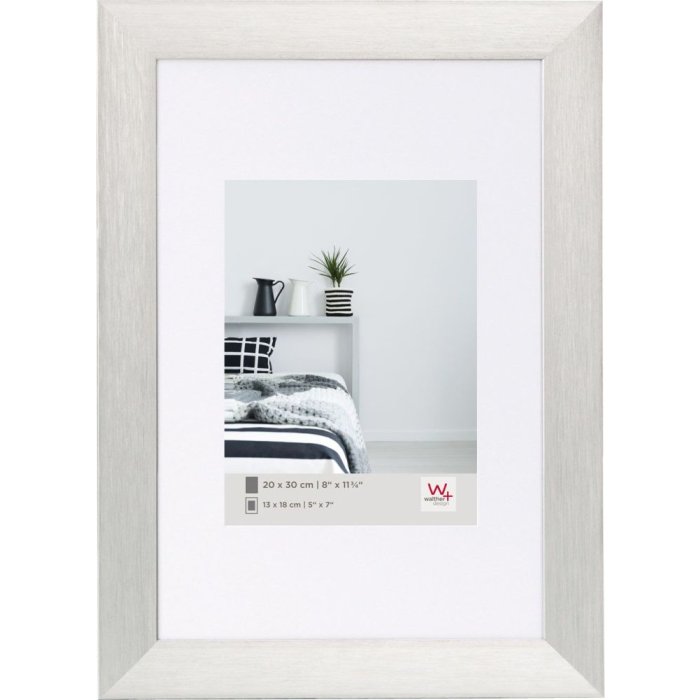 Алюминиевая рама Walther ALULINE silver 40x60 см с пассатижами 30x45 см