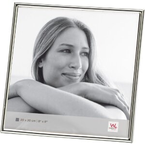Металева фоторамка Walther Chloe 20x20 см сріблясто-глянцева