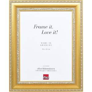 Рамка з дерева Profil 31, золотий колір, 13x13 см, з...