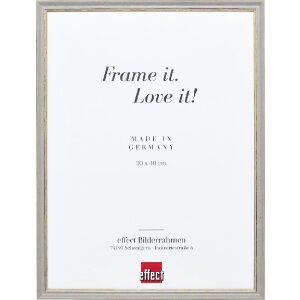 Дерев’яна рамка з профілем 25, сірий, 25x50 см, з...