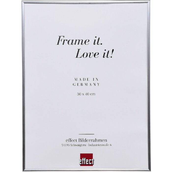 Фотопастка ART 10x10 см сріблястого кольору з нормальним склом