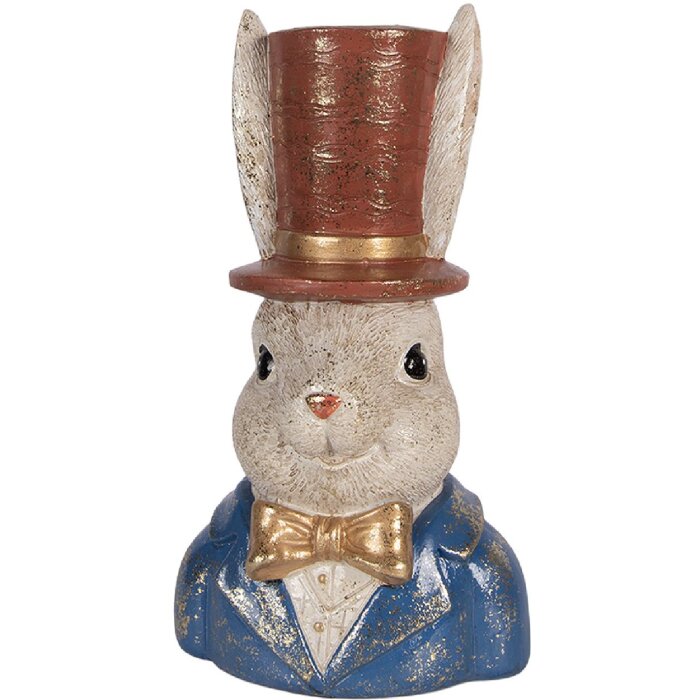 Бюст кролика від Clayre & Eef — бежевий, 17x13x29 см