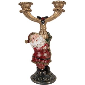 Свічник у формі Деда Мороза 17x10x28 см від Clayre & Eef