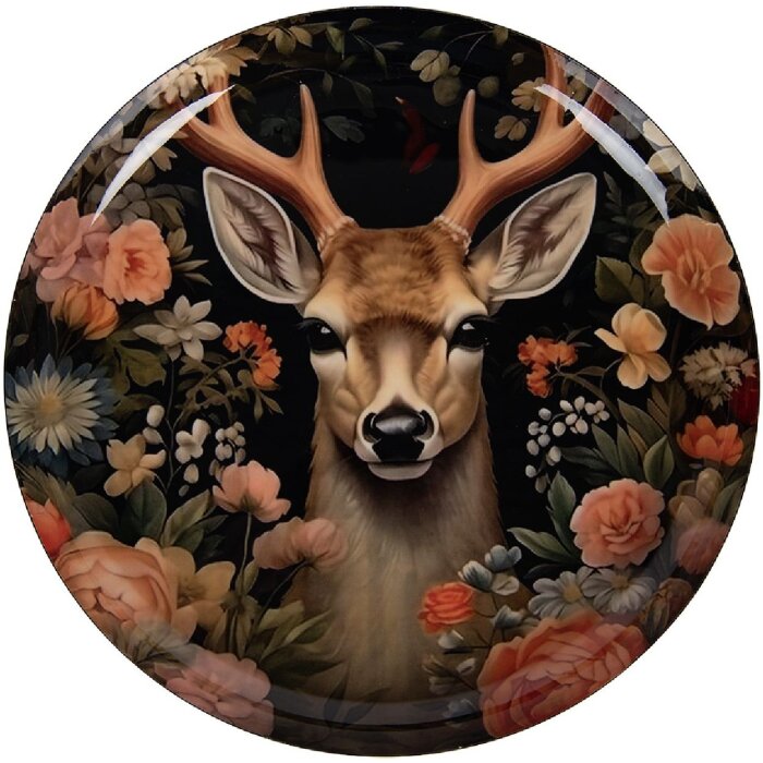 Clayre & Eef 66414 Декоративна миска чорно-коричнева Ø 28 см