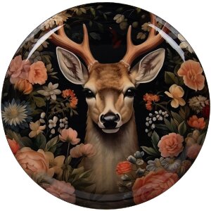 Clayre & Eef 66414 Декоративна миска чорно-коричнева Ø 28 см