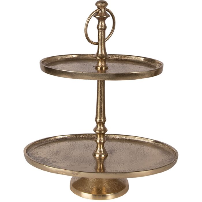 Полка Clayre & Eef з алюмінію 27x18x34 см, сучасний мінімалістичний дизайн