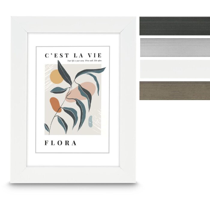 Фоторамка Hama Flora, 10x15–30x40 см, с отражательным стеклом и подвеской