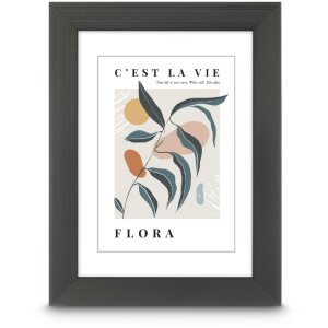 Фоторамка Hama Flora, 10x15–30x40 см, с отражательным стеклом и подвеской