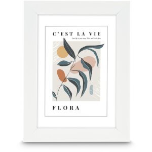 Фоторамка Hama Flora, 10x15–30x40 см, с отражательным стеклом и подвеской