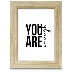 Деревяна фоторамка Chic, біла або дуб, 10x15–20x30...