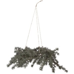 Круглая гирлянда Clayre & Eef с LED-подсветкой Ø 60x8 см, 3 батарейки АА