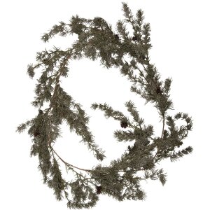 Clayre & Eef Гирлянда LED зеленая 20x7x180 см