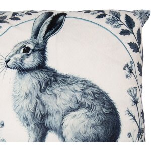 Clayre & Eef KT021.439 Наволочка 45x45 см бежевая с зелеными акцентами