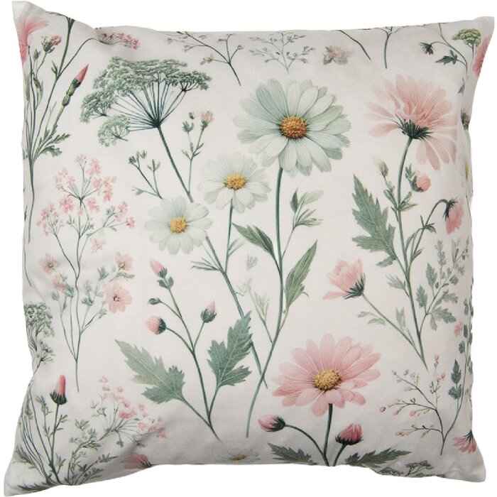 Clayre & Eef KT021.441 Наволочка 45x45 см Бежево-розовая