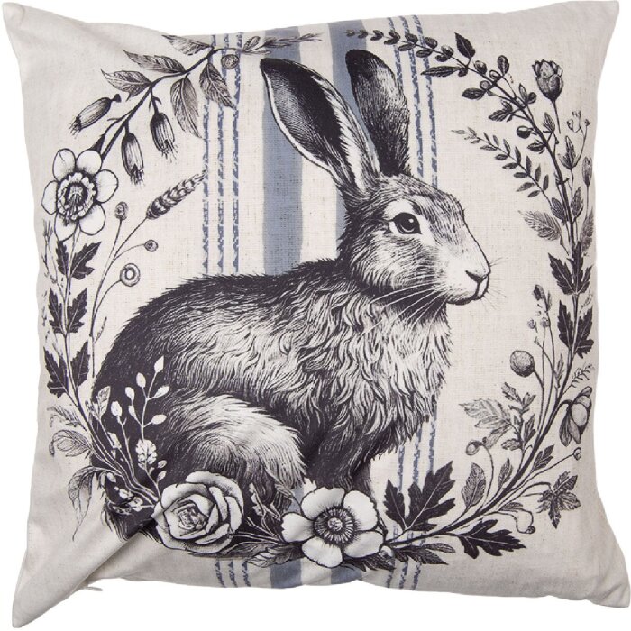 Clayre & Eef Наволочка 45x45 см Бежево-коричневая