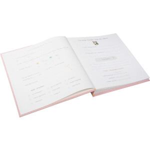 Альбом для дитини Goldbuch «Відчуття хмар» рожевий 30x31 см, льон, 60 сторінок, текстовий вступ