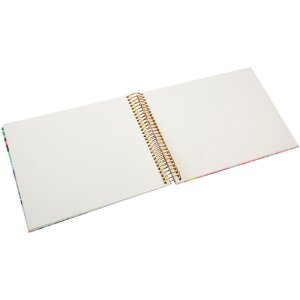 Альбом Goldbuch «Velvet Bloom» 23x17 см — золотий арт-альбом з рельєфною поверхнею та спіральною зв’язкою