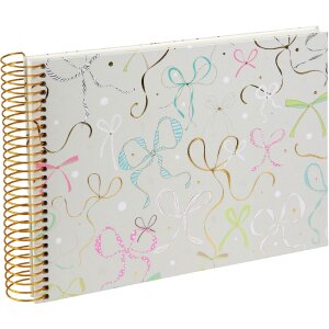 Альбом Goldbuch Spiral з білими сторінками, таупе, 23x17 см