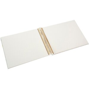 Альбом Goldbuch Spiral з білими сторінками, таупе, 23x17 см