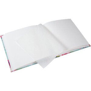 Фотоальбом Goldbuch Velvet Bloom 25x25 см, 60 сторінок, золота пригнітка, білі сторінки