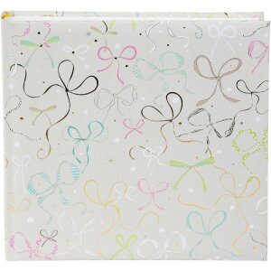 Фотоальбом Goldbuch Ribboné таупе 25x25 см з гравіюванням та пергаменними сторінками