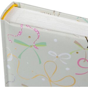 Фотоальбом Goldbuch Ribboné таупе 25x25 см з гравіюванням та пергаменними сторінками