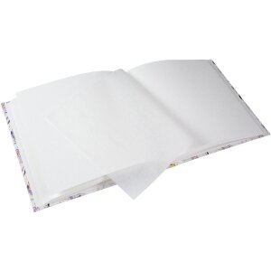 Фотоальбом Goldbuch Orchid Mood White 25x25 см — 60 сторінок, глянцевий друк, золоте тиснення, пергамен
