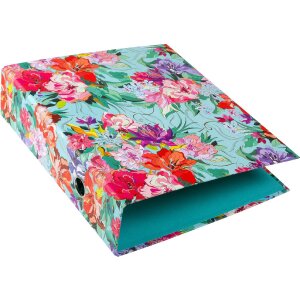 Портфель Goldbuch Velvet Bloom 28x32 см, золоте рельєфне гравіювання, дзеркальний відбивач