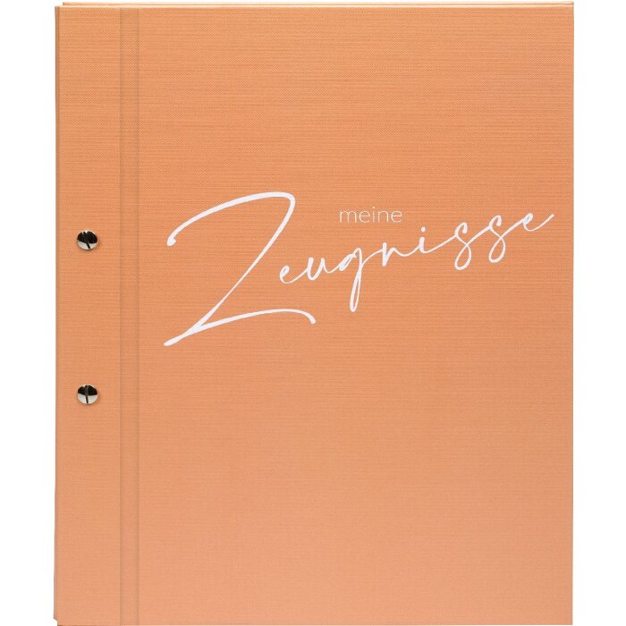 Папка для дипломів Goldbuch «Свіжий персик» 24x31 см з 12 прозорими вкладками