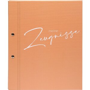 Папка для дипломів Goldbuch «Свіжий персик» 24x31 см з 12 прозорими вкладками