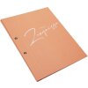 Папка для дипломів Goldbuch «Свіжий персик» 24x31 см з 12 прозорими вкладками