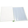 Папка для звітів Goldbuch Zweiklang matcha 24x31 см, 12 прозорих папок