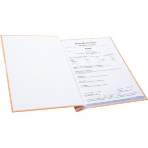 Зошит для звітів Goldbuch Zweiklang папайєвий 24x31 см