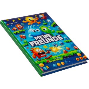 Френдебук Level Up! від Goldbuch — стильна книжка для друзів, 88 сторінок, формат A5, високоякісний друк