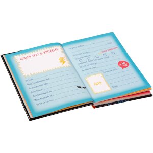 Збірник друзів Goldbuch з темою скейтбордів, формат DIN A5, 88 ілюстрованих сторінок