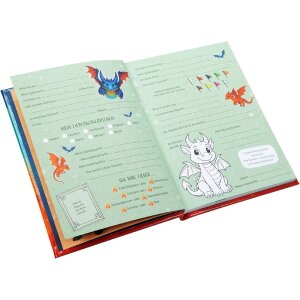 Збірник друзів "Дракон" Goldbuch — 88 ілюстрованих сторінок, формат DIN A5 15x21 см