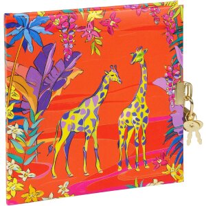 Золотий щоденник Wild Life Giraffes 16,5 × 16,5 см,...