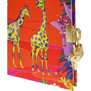 Золотий щоденник Wild Life Giraffes 16,5 × 16,5 см, 96 сторінок, золота пресування
